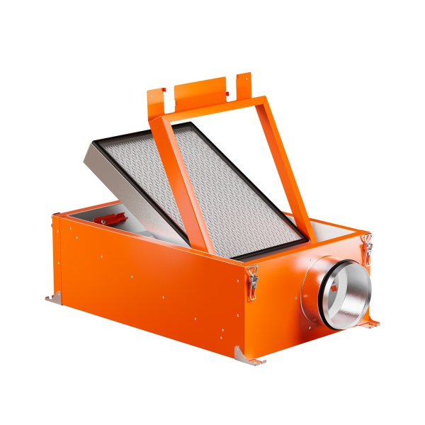 Купить Канальный фильтр с функцией шумоглушителя Ventmachine Orange ЕРА XL с качественным монтажом климатических систем в Москве и МО от ПУХОВ  тел.: +7 (495) 123-66-55